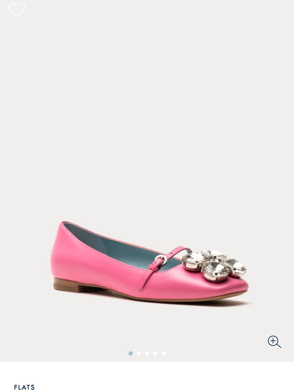Frances Valentine Josephine Ballet Flat - Pink Jeweled size 8 NWT - Picture 2 of 6